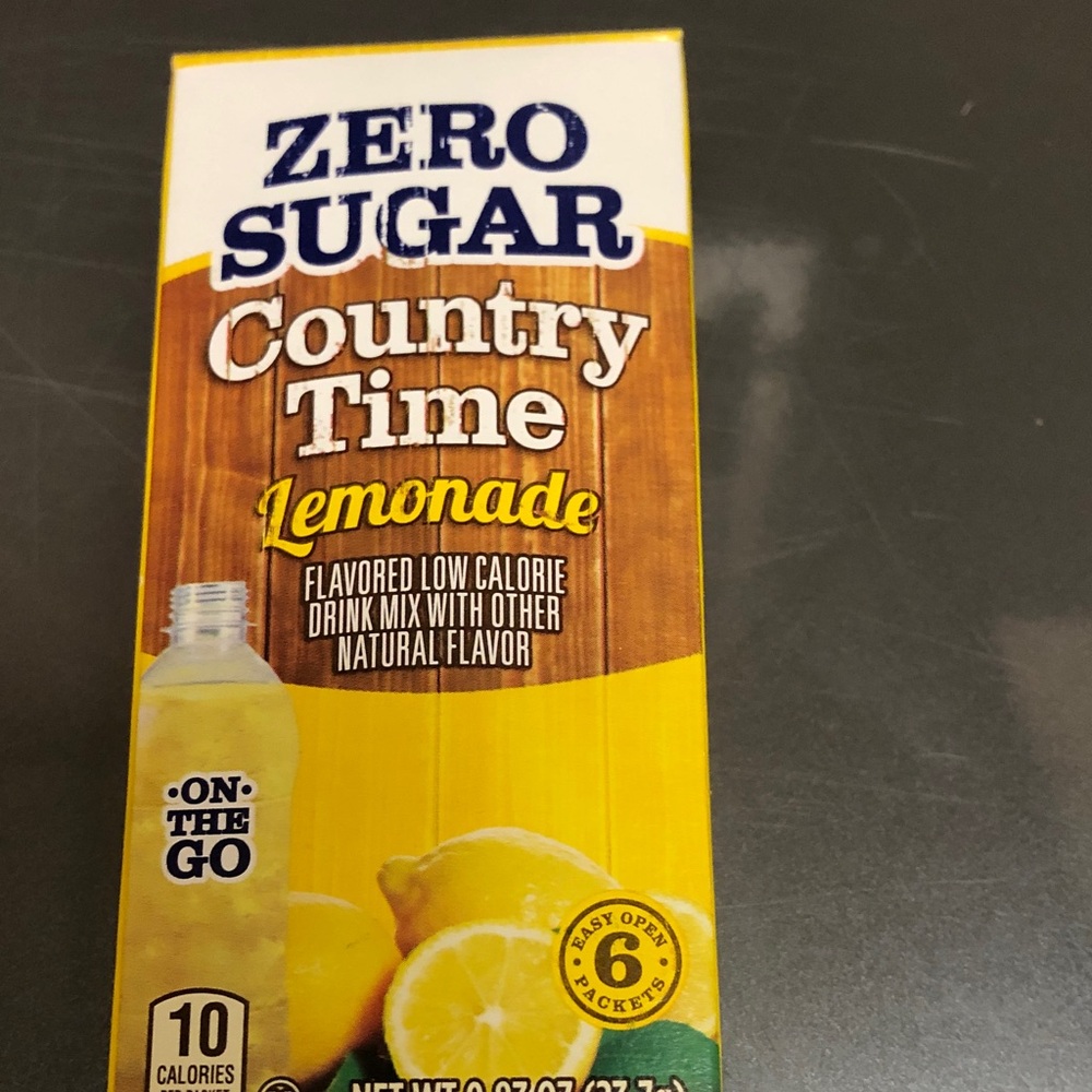 Country Time Zero Sugar Lemonade Drink Mix - Yellow